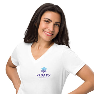 Vidafy relaxed v-neck t-shirt